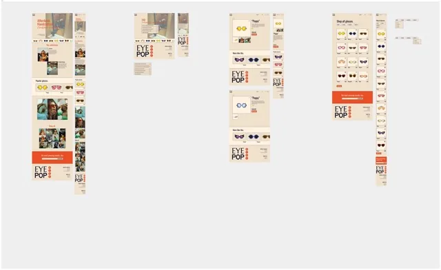 Eyewear Webshop – visual 1