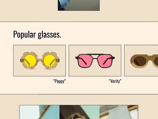 Eyewear Webshop – visual 6