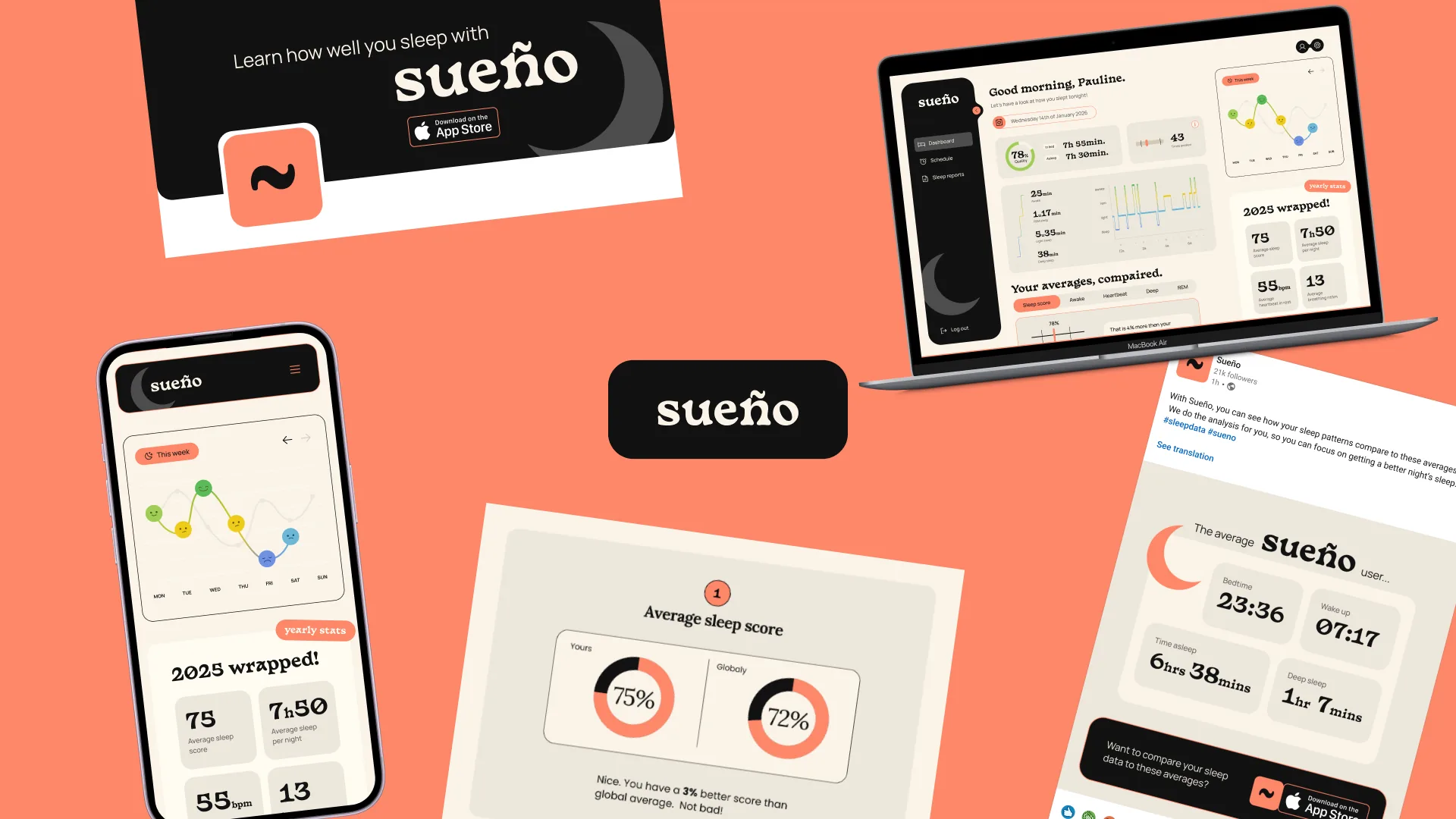 Sueño Data Visualisation – project cover