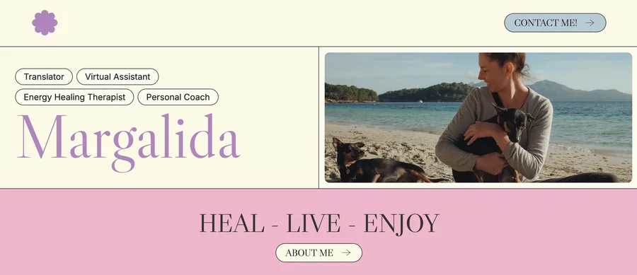Website Margalida – project cover