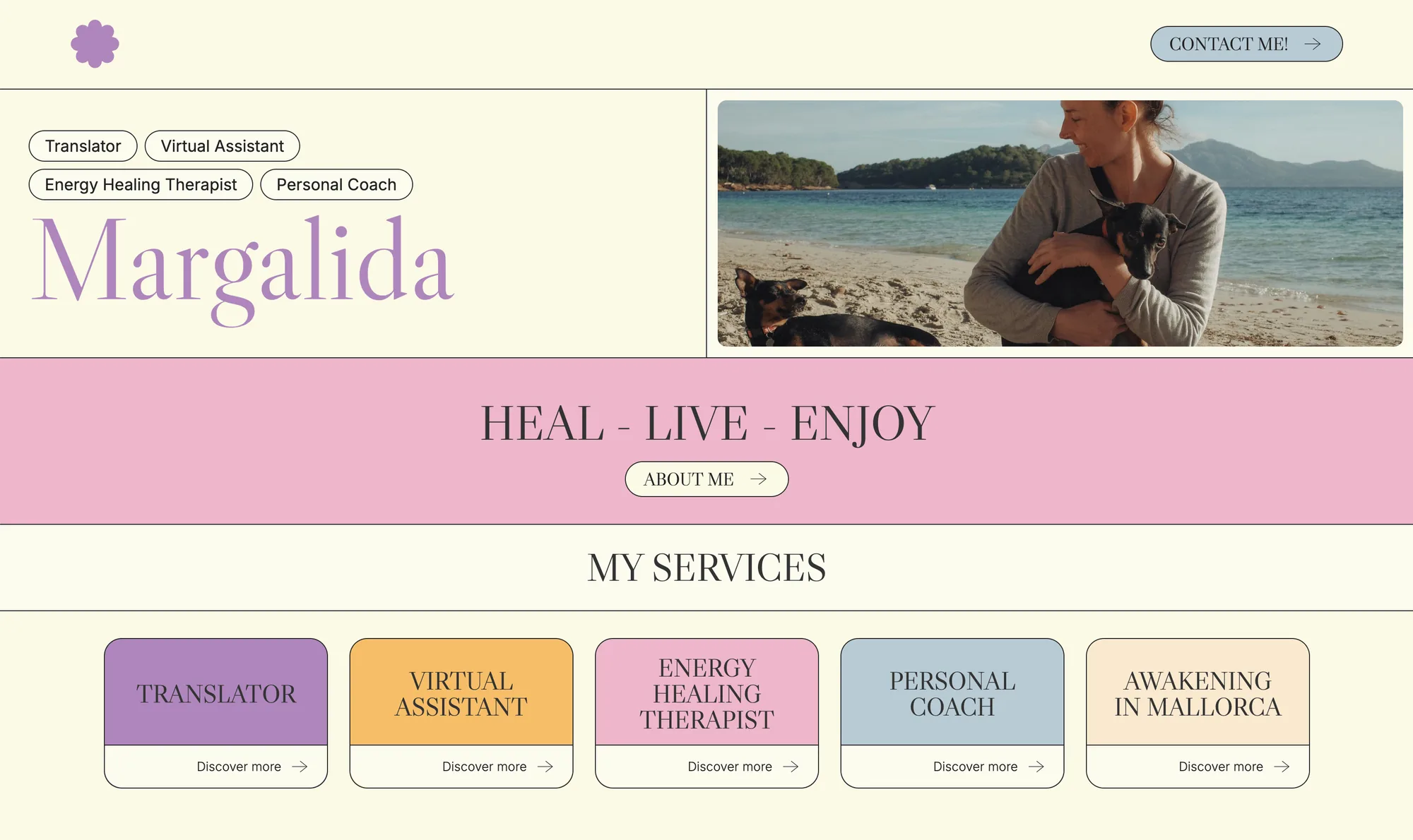 Website Margalida – visual 1